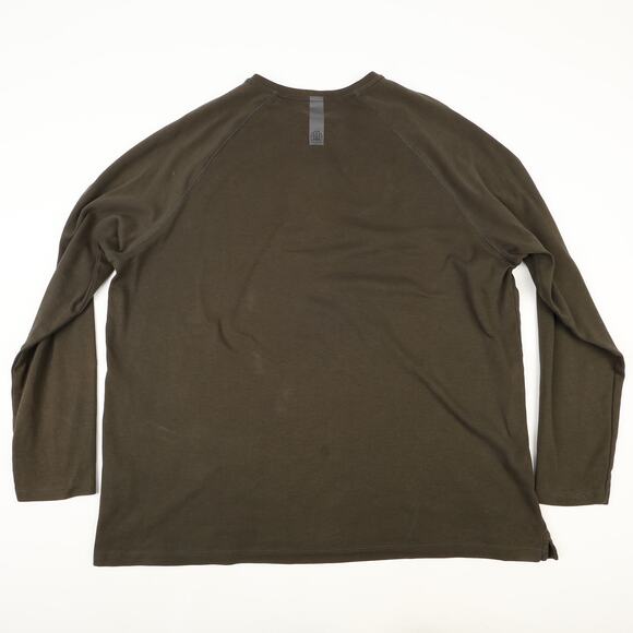 Lot of 2 Beretta USA Mens 3XL Scout Performance Long Sleeve Henley Peat Gray - Picture 3 of 12